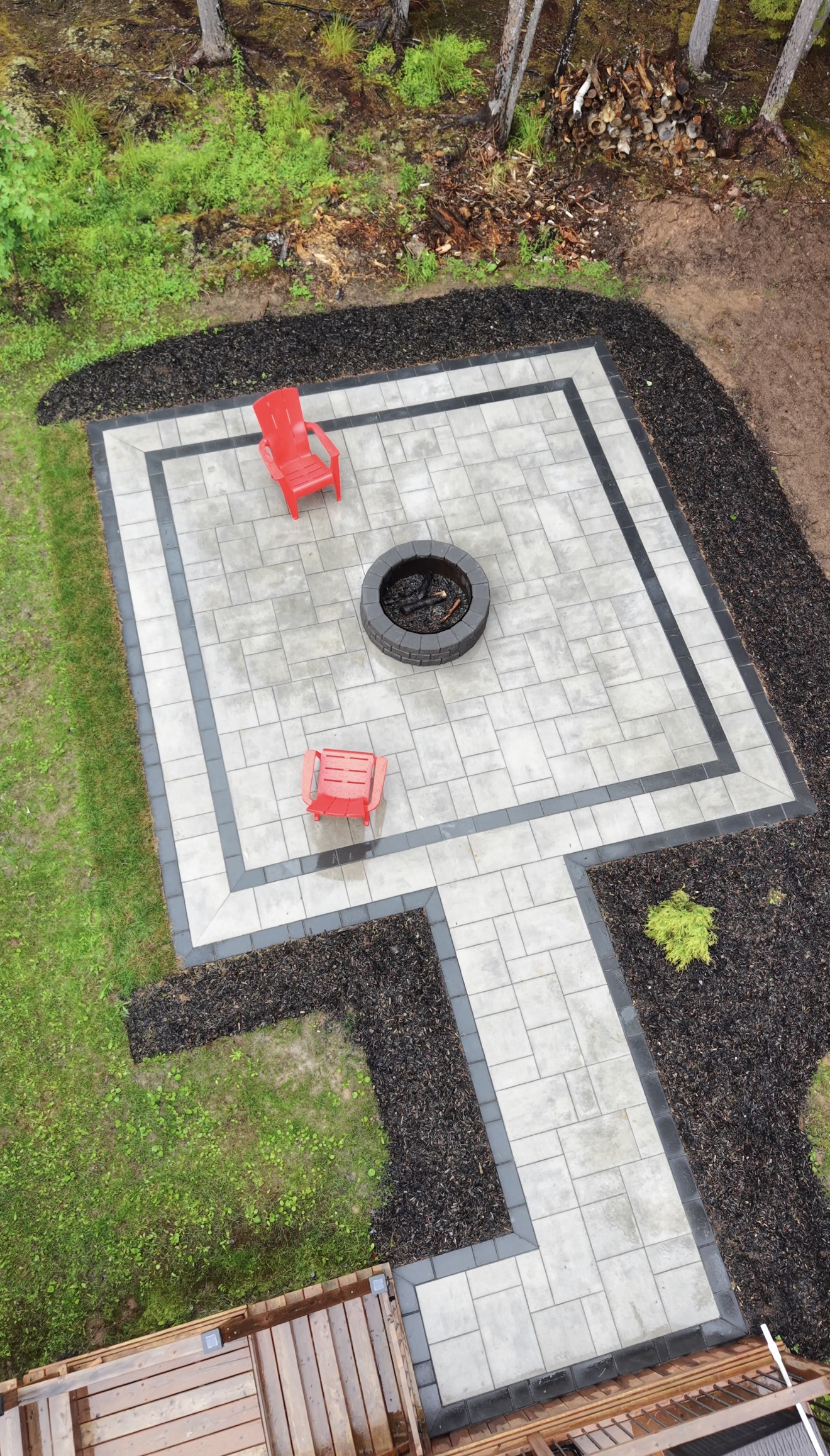 15x15 Paver Fire Pit